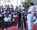 Bantwal: Peasants hold stir against proposed Udupi-Kasargod 400 KV transmission line